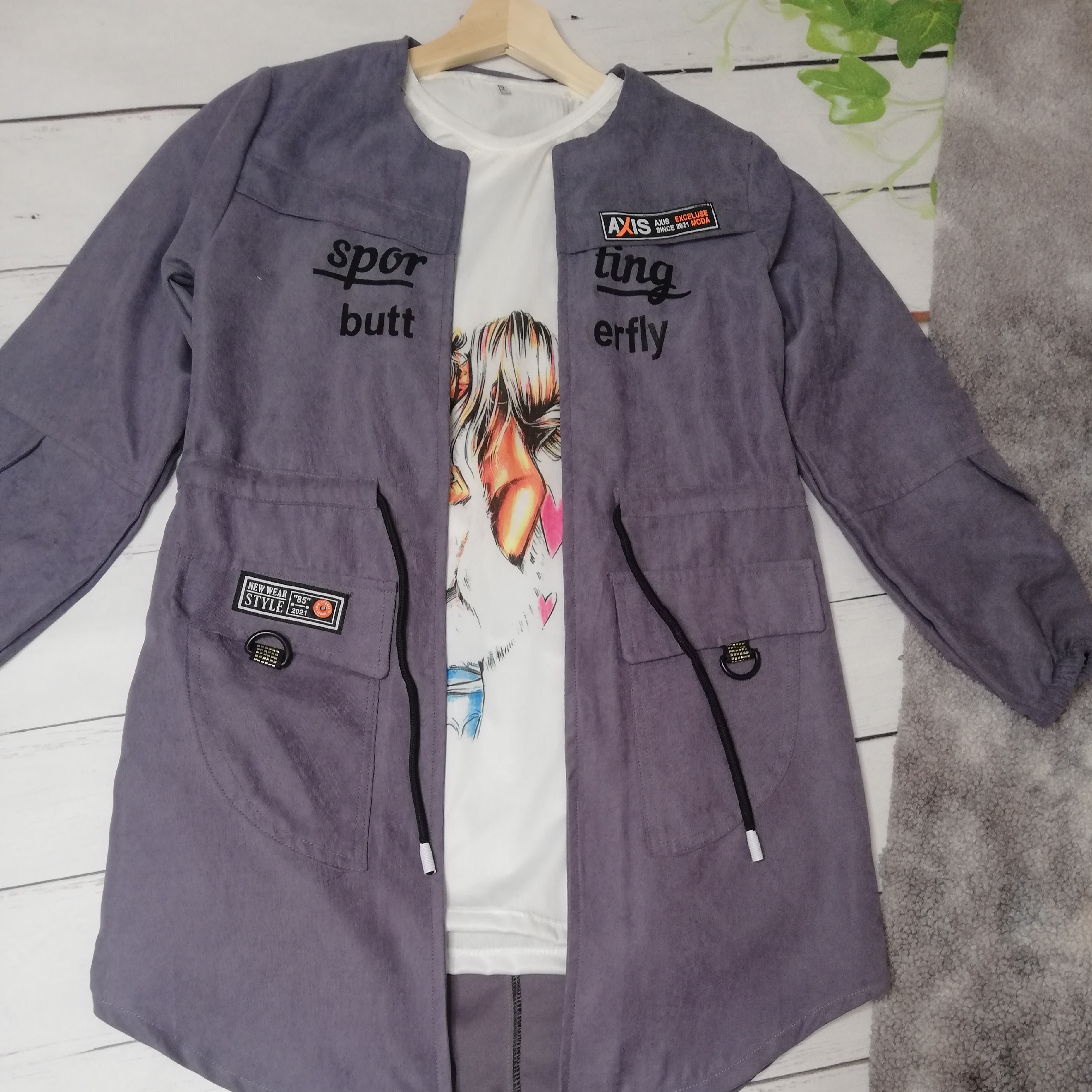 مانتو دوتکه دخترانه