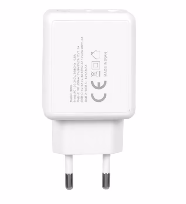 شارژر دیواری تی وان 30 وات مدل HD06