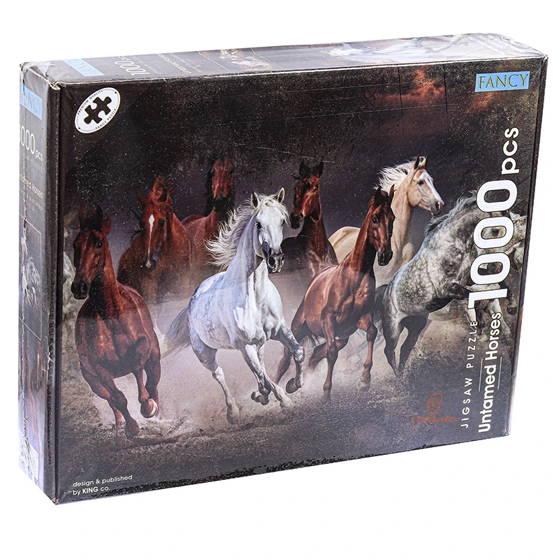 پازل هزار تکه طرح اسب ها فنسی کینگ FANCY KING