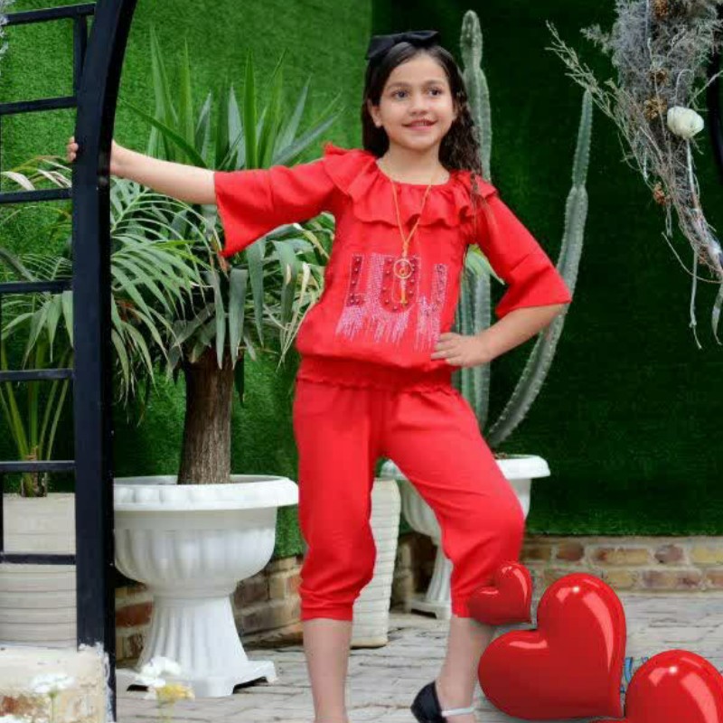 شومیز وشلوارک دخترانه شومیز زیبای دخترانه سایز45 تنخورعالی