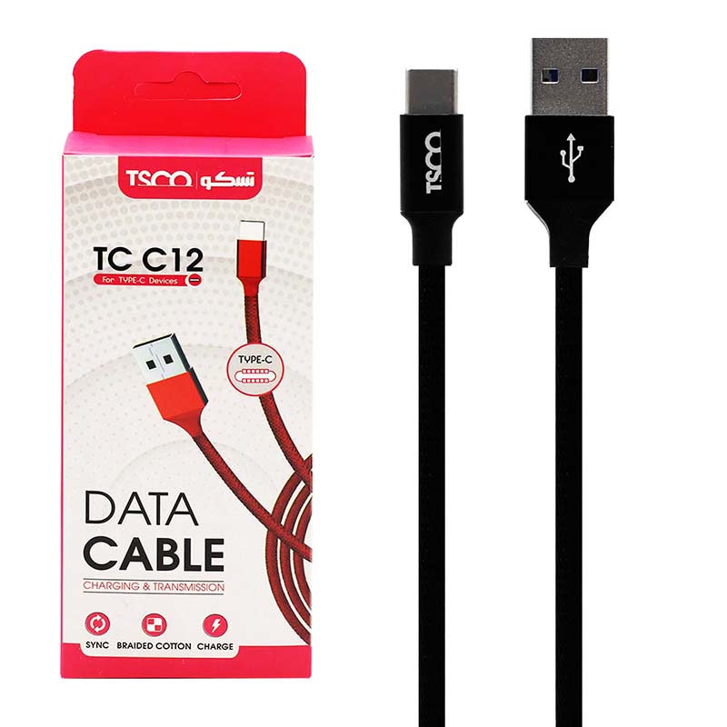 کابل شارژ Type-C تسکو TSCO TC C12