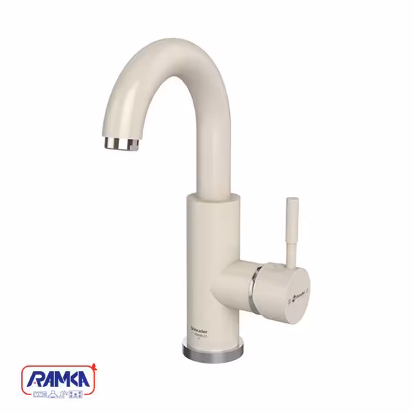 شیر روشویی زدرا شودر مدل مارینو شیری کروم