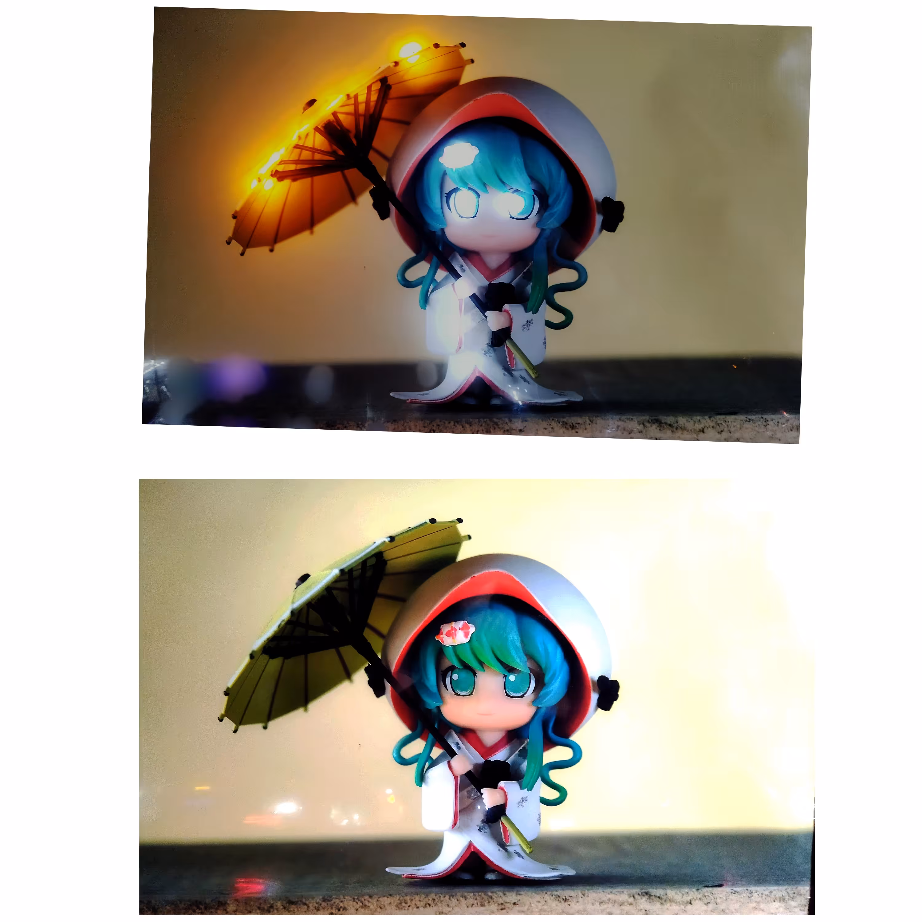 تابلو شب خواب دختر کیوت