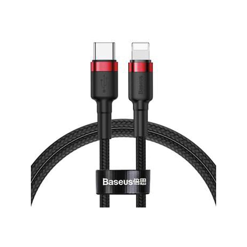 کابل تبدیل USB-C به لایتنینگ باسئوس مدل CATLKLF-91 18W طول 1متر - فروشگاه کارما آیتی