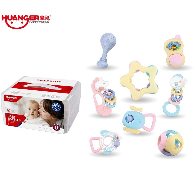 جغجغه هانگر مدل HE0101 مجموعه 8 عددی