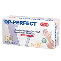 دستکش وینیل  100 عددی op-perfect  سایز m 