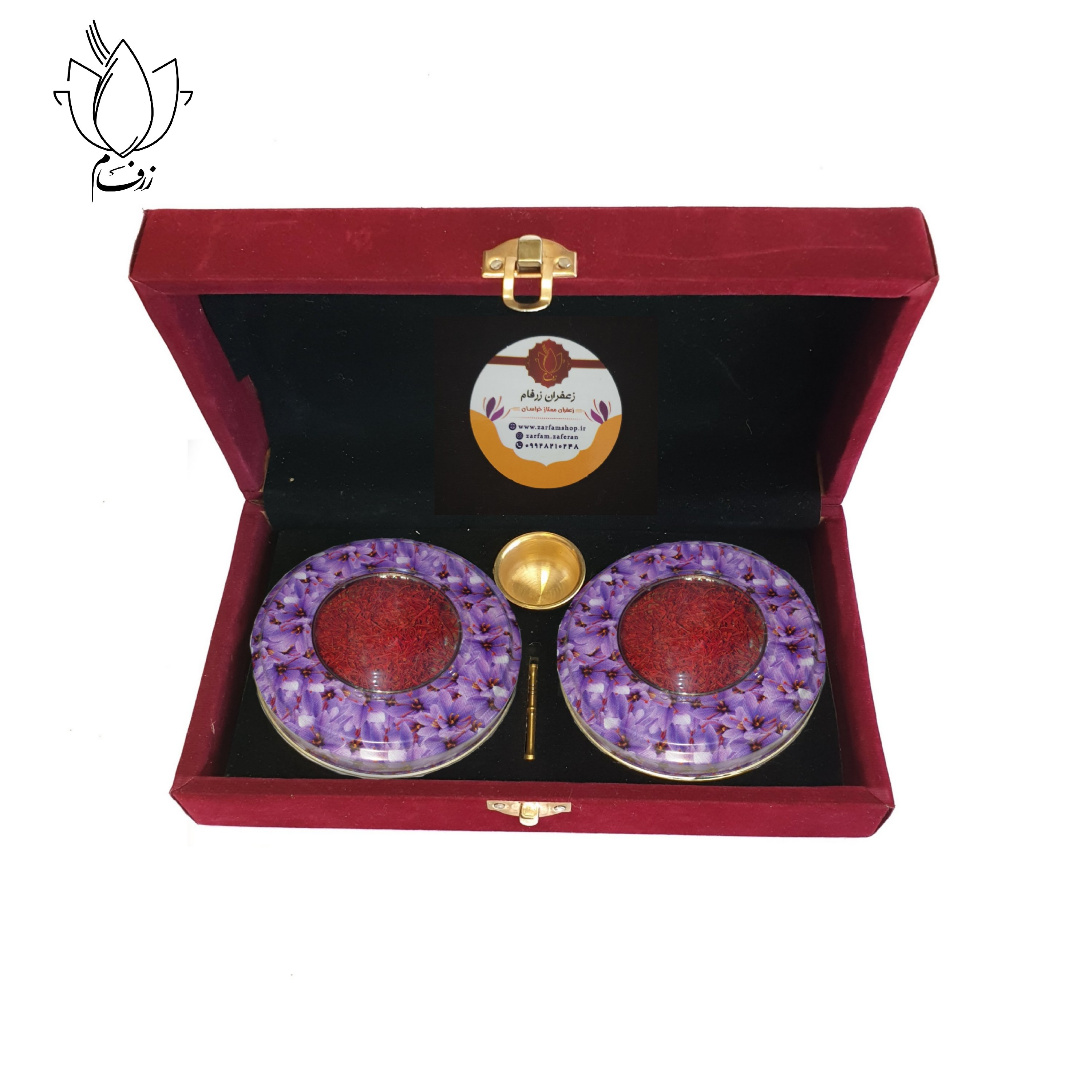 پک مخملی زعفران نگین درجه یک 4 مثقالی زرفام (تضمین کیفیت و امکان مرجوع)