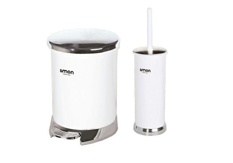 سطل و فرچه گرد درب کرم لیمون