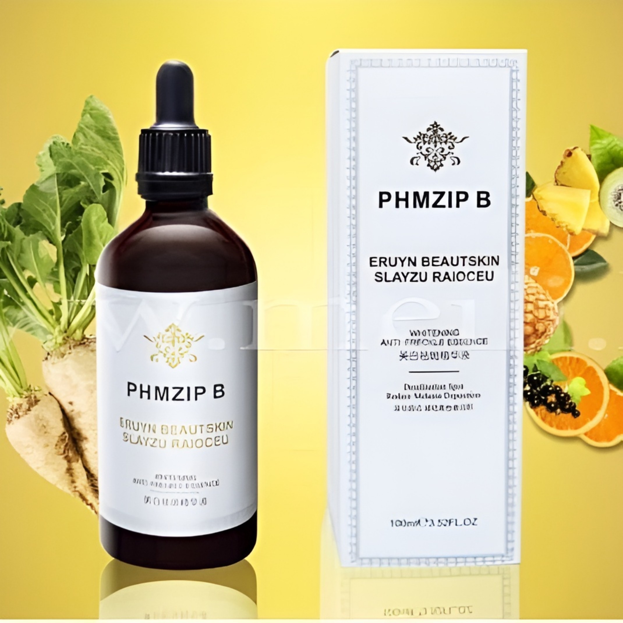 سرم سفید کننده و ضدلک وچین چروک تخصصی phmzip b