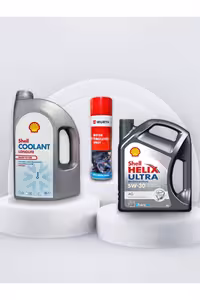 روغن و مکمل موتور 5W30 AG ANTIFRIZ WURTH MOTOR شستشوی 3 مجموعه Shell