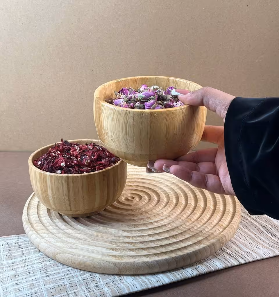 کاسه بامبو مدل آجیل خوری