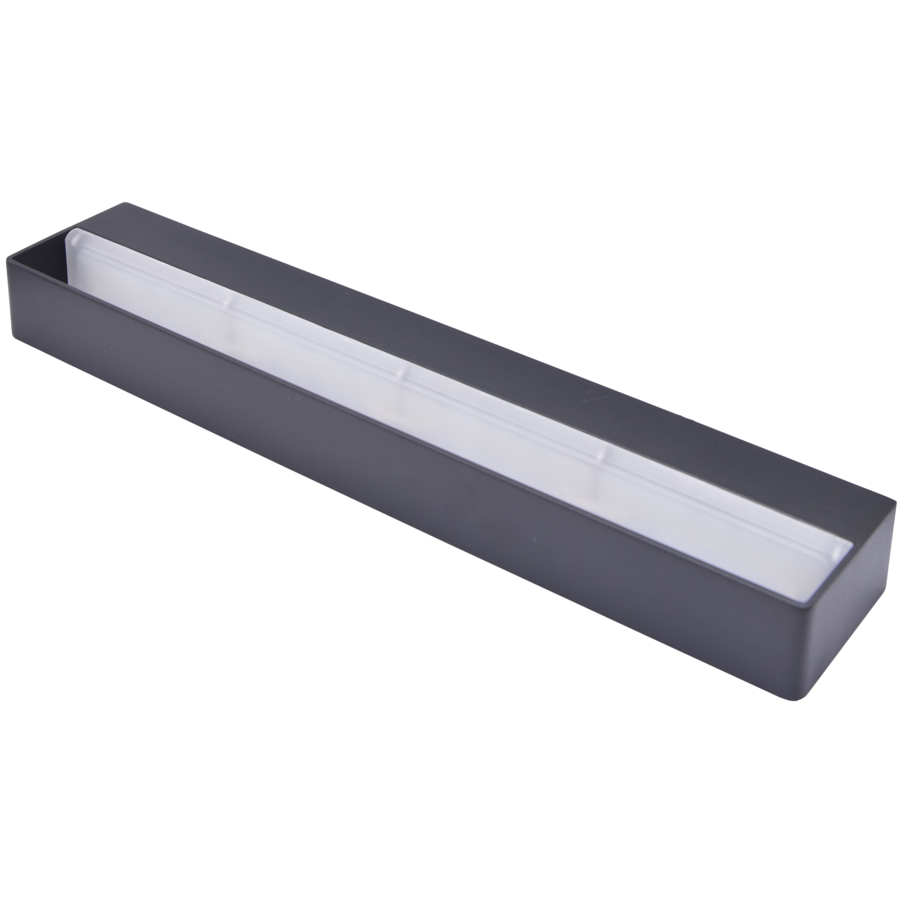 چراغ دیواری دکواتیو مشکی 18 وات افروز رنگ نور مهتابی برند LED4M