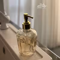 جا مایع خطی شیشه ای درب گلد الشن