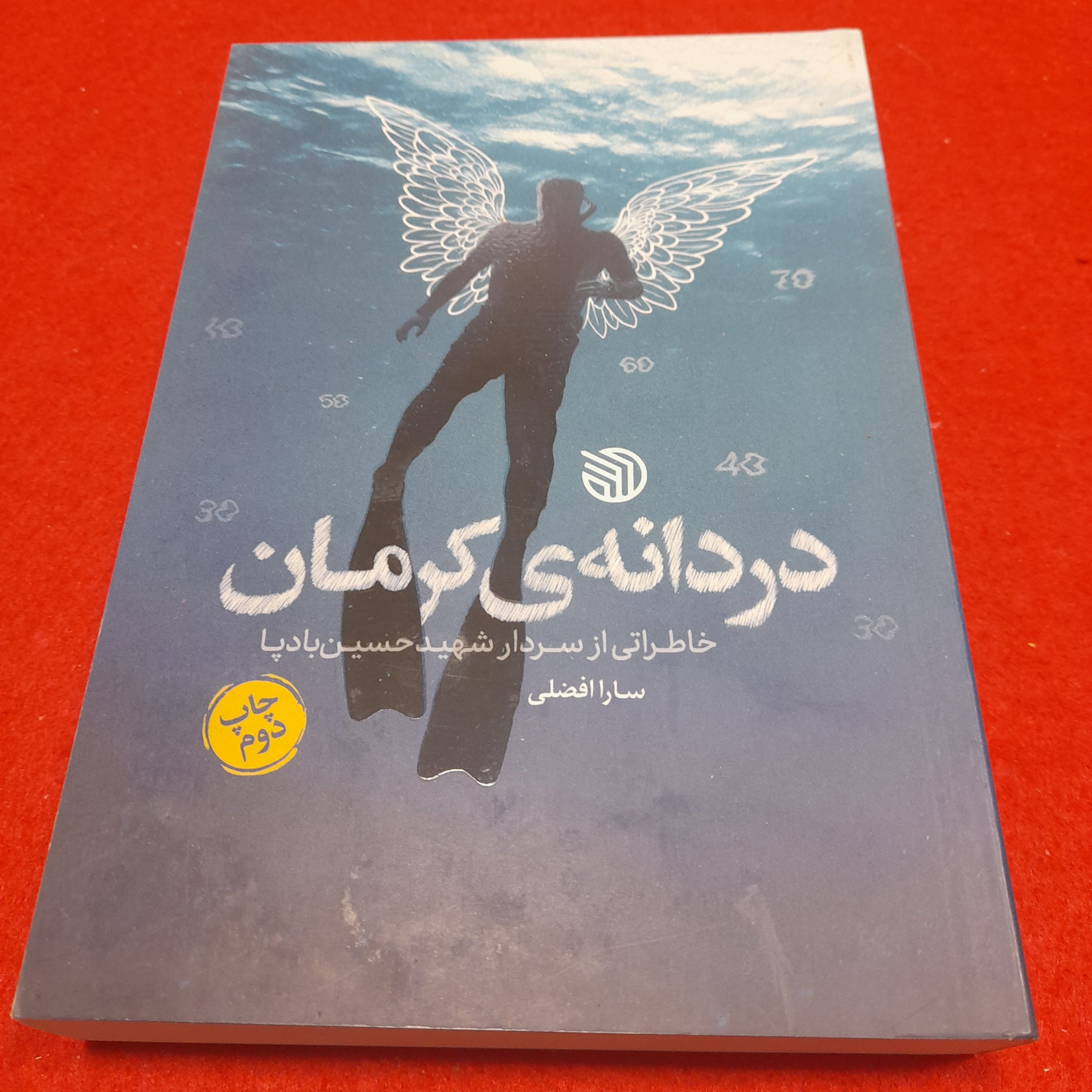کتاب دردانه ی کرمان،خاطراتی از سردارشهید حسین بادپا،به قلم ساراافضلی،انتشارات خط مقدم