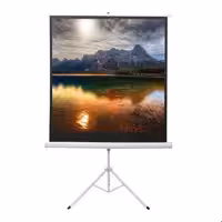 قیمت و خرید پرده نمایش پایه دار ویدئو پروژکتور اسکوپ اندازه 2.5×2.5 متر | یاس ارتباط