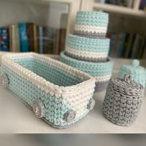 ست سبد تریکو سیسمونی