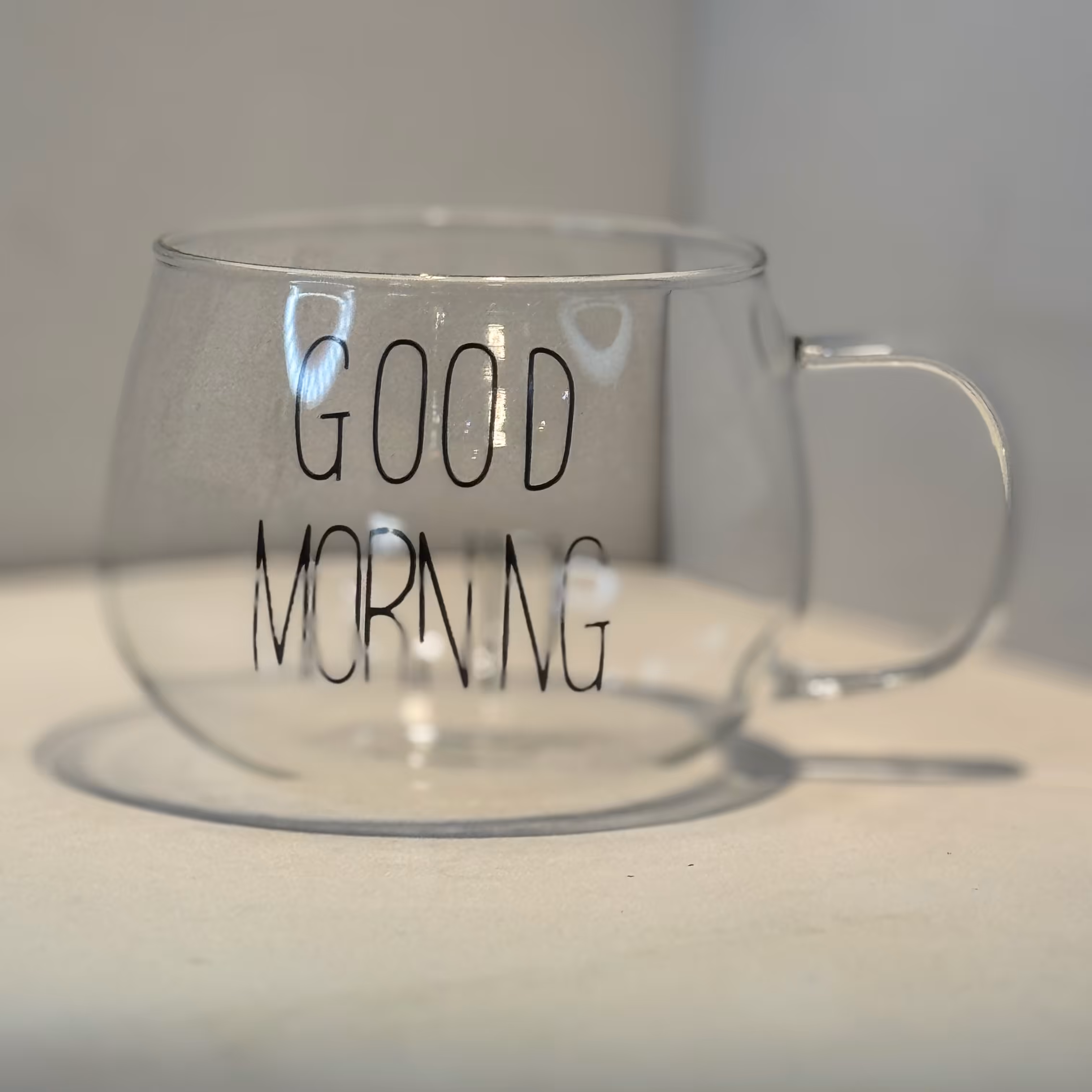 لیوان پیرکس شعله مستقیم 350 میل Good morningسیدانو 