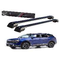 جعبه بار سقفی خاکستری KIA SPORTAGE X LINE 2022 LATER TRX2 CARRIER LOCKED SEARCH CABRY CEILING BAR Thunder
