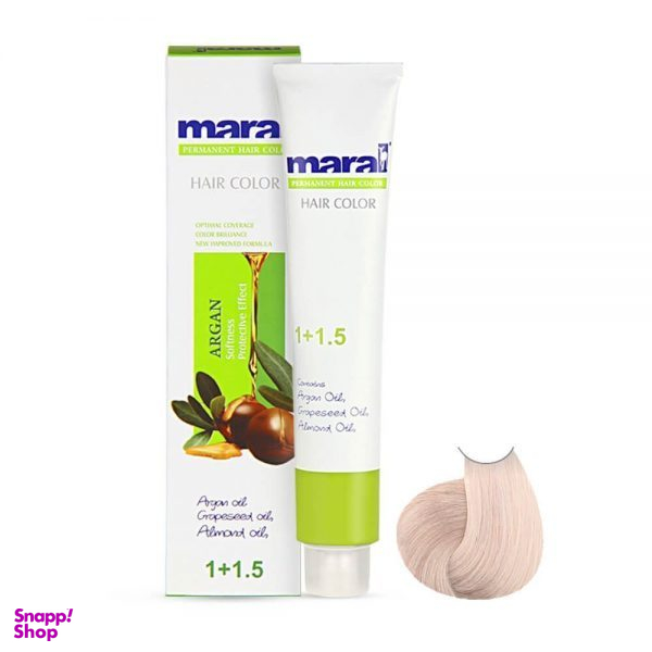 رنگ مو مارال (Maral) شماره 1218 حجم 100 میلی لیتر رنگ عروسکی رویال