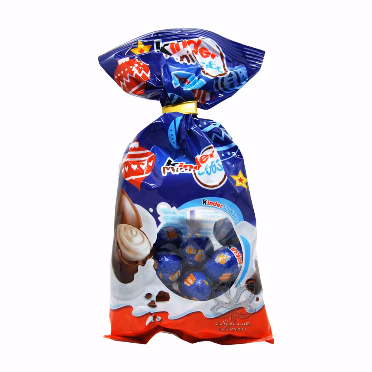 شکلات مینی تخم مرغی مغز شیری 17 عدد کیندر - kinder