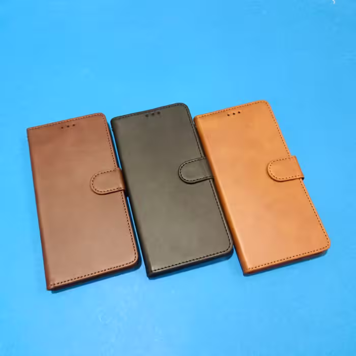 کیف کلاسوری چرمی مگنت دار مناسب برای گوشی موبایل سامسونگ J5prim on5