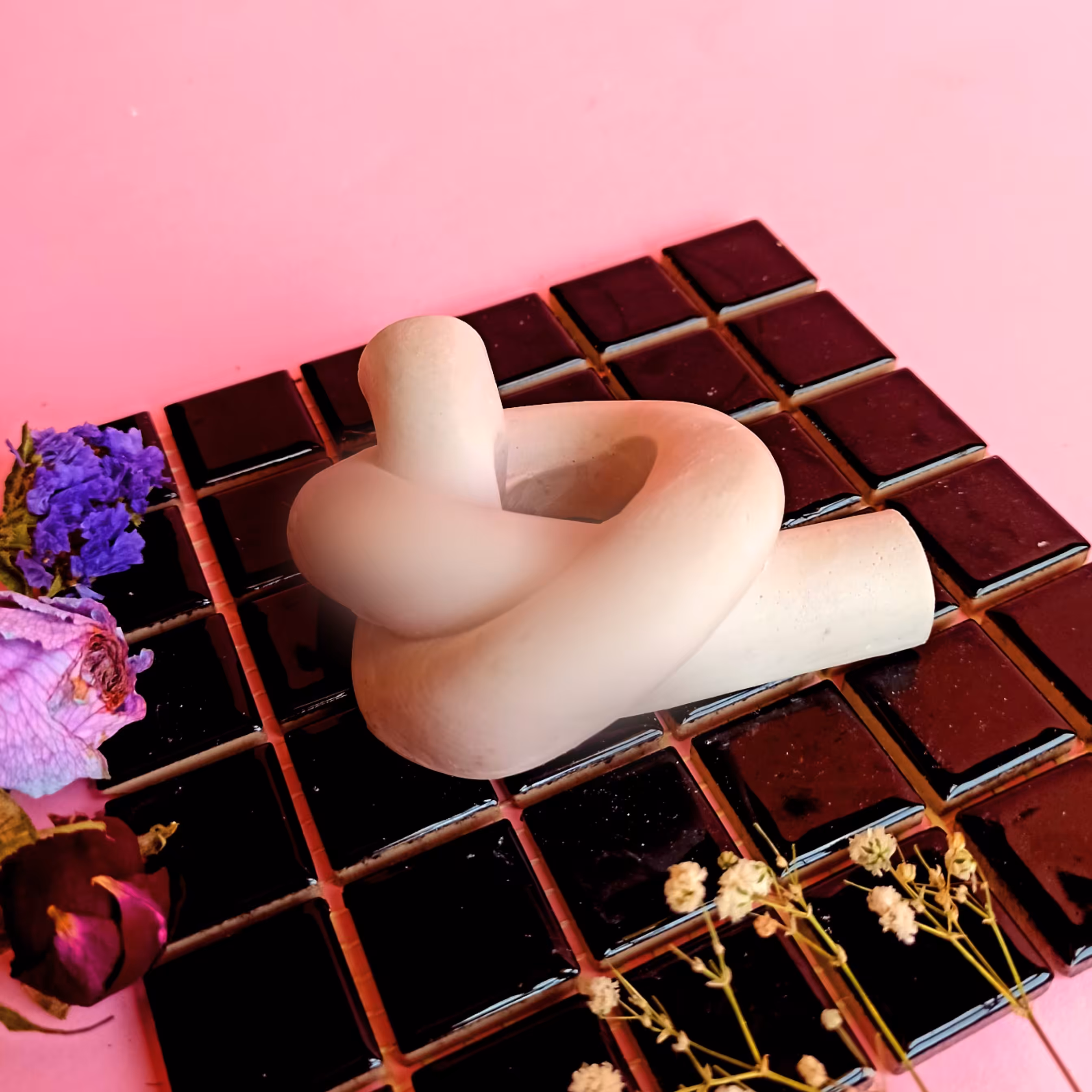 قالب جاشمعی گره قالب سیلیکونی جاشمعی گره