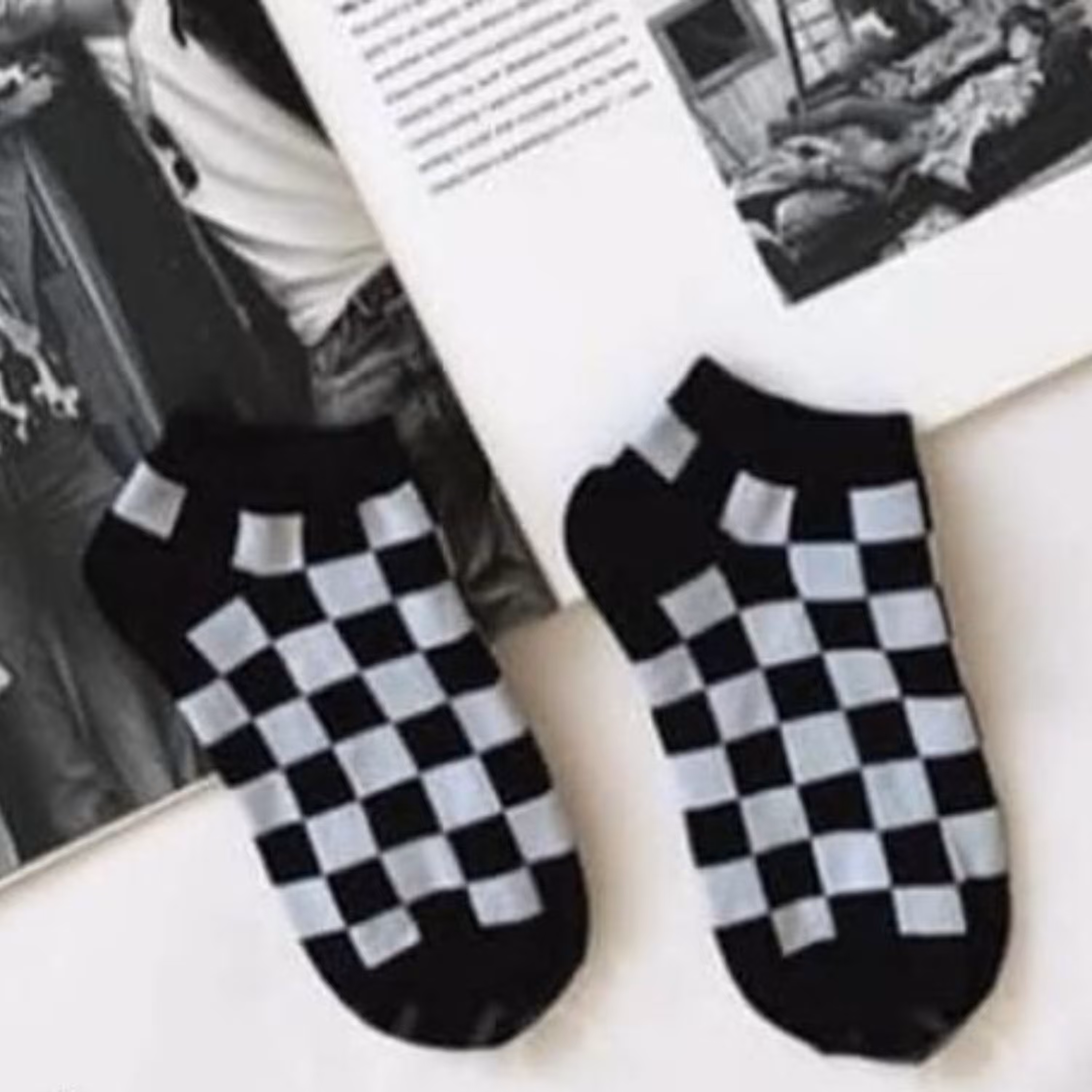 جوراب شطرنجی مچی