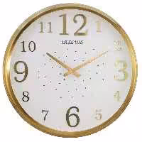 ساعت دیواری آرتمیس مدل 2000 (طلایی) صفحه سفید