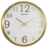 ساعت دیواری آرتمیس مدل 2000 (طلایی) صفحه سفید