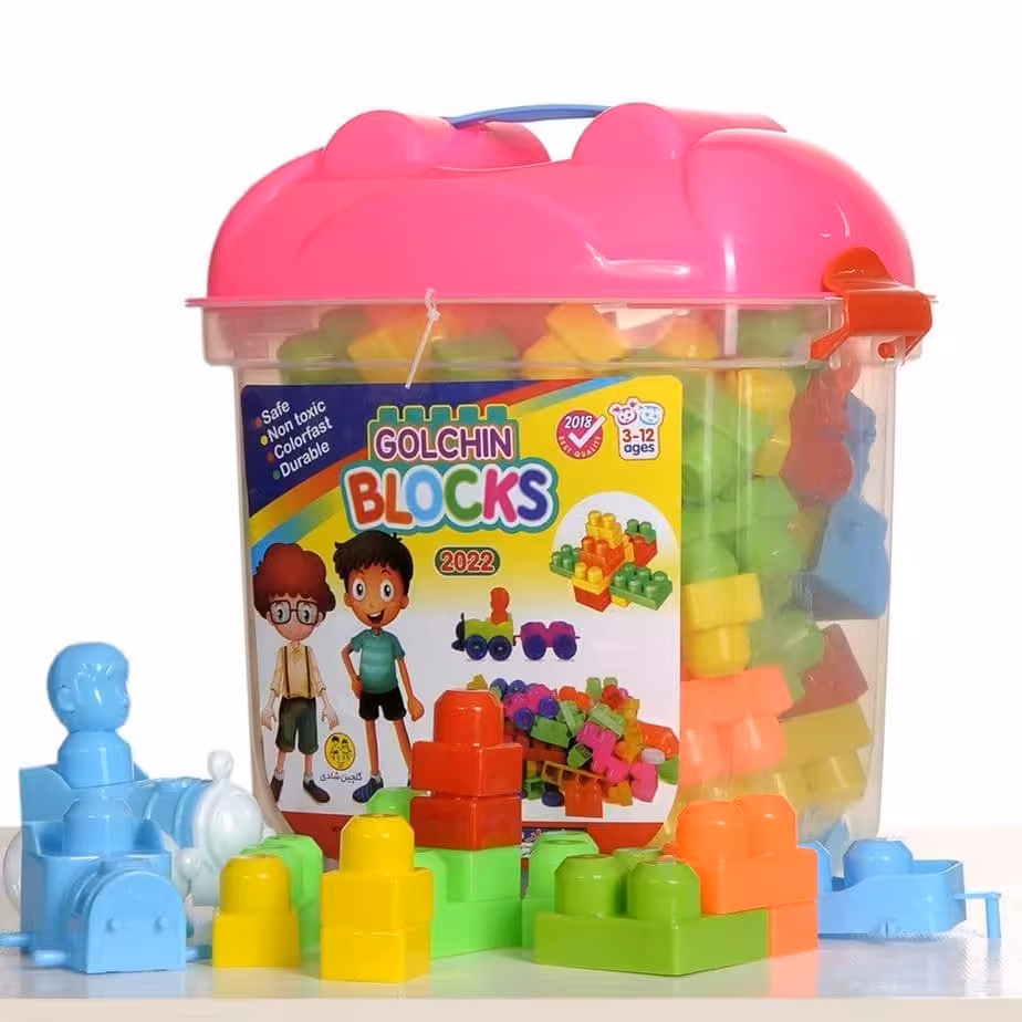 لگو سطلی درشت مدل 2022 گلچین تولید شده با مواد اولیه نو و استاندارد