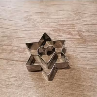 کاتر دونات ستاره وسط قلب