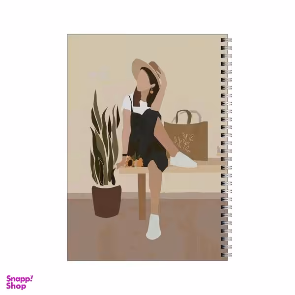 دفتر مشق 80 برگ بامبیلیپ طرح استایل مینیمال کد 4565900