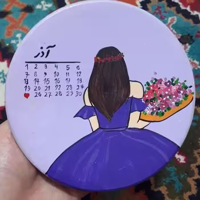 تاریخ تولد زیبا مدل دیوارکوب دخترانه
