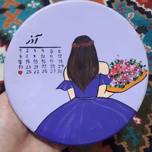 تاریخ تولد زیبا مدل دیوارکوب دخترانه