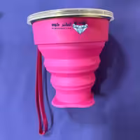 لیوان کوهنوردی سیلکونی تاشو  اورجینال صورتی