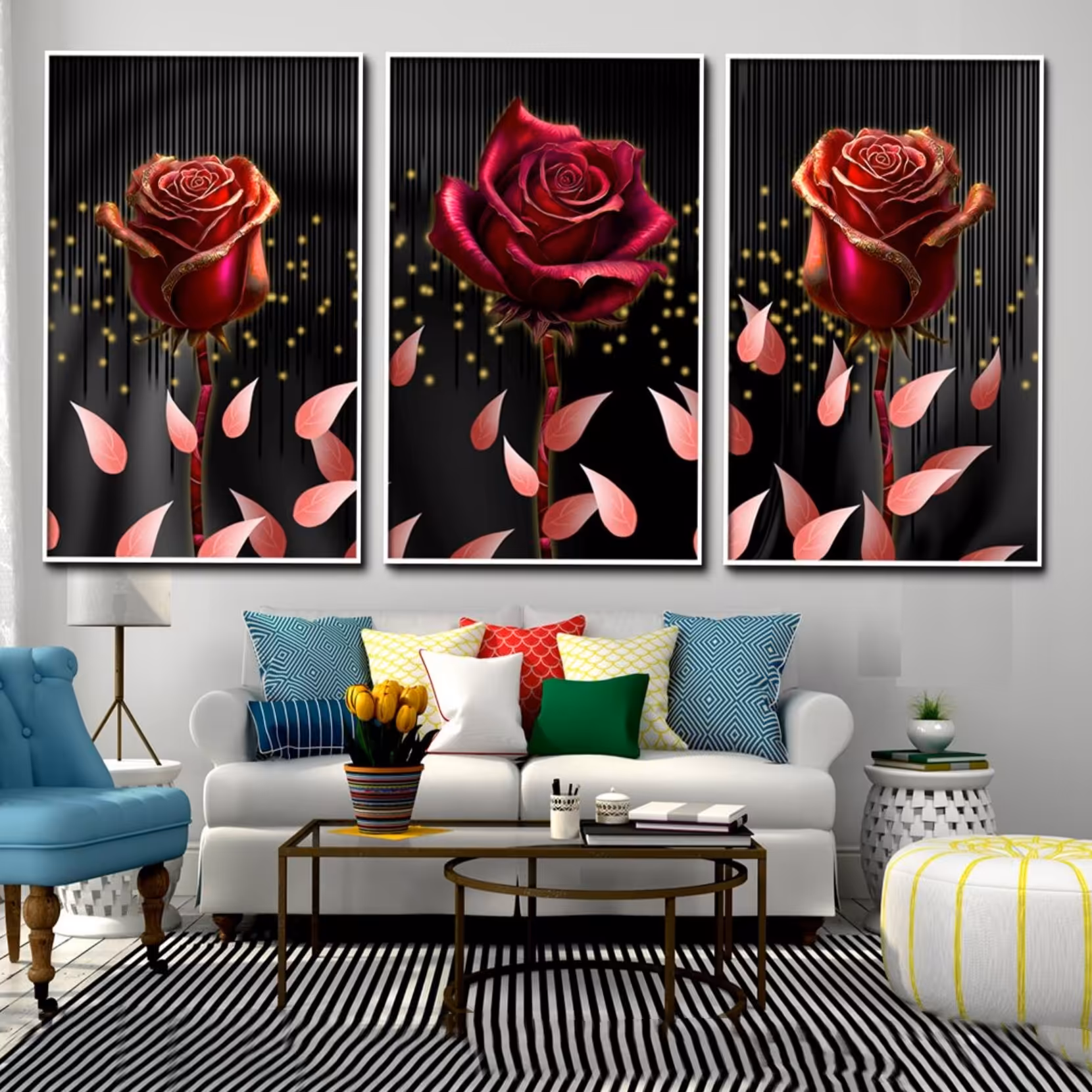 تابلو دکوراتیو 3تیکه کد 00237