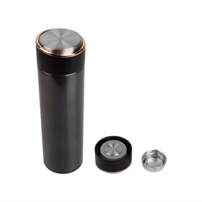 فلاسک فلزی با گنجایش 500 میلی لیتر دارای صافی مخصوص دمنوش در 3 رنگ 