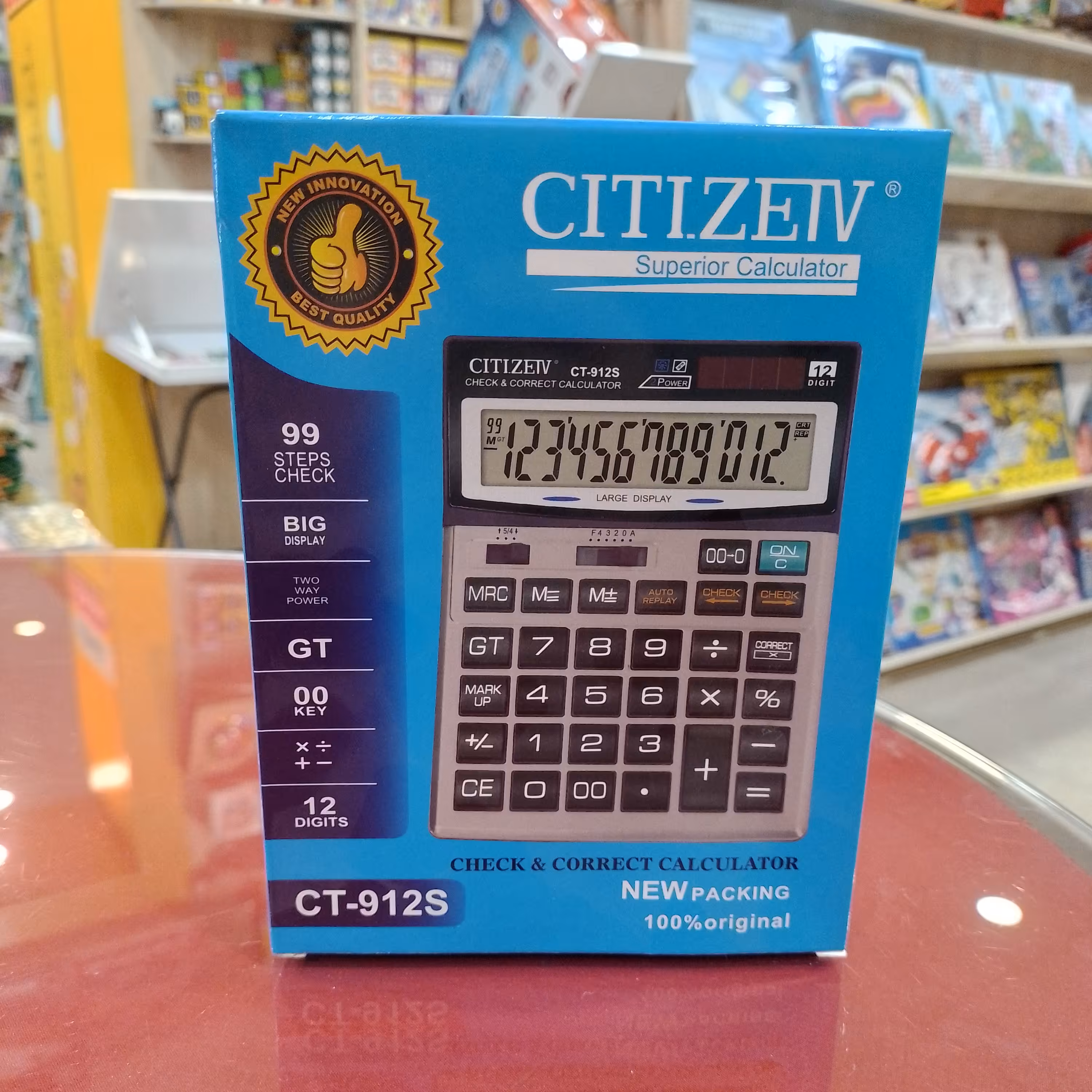 ماشین حساب سیتیزن. citizen...ct-912s