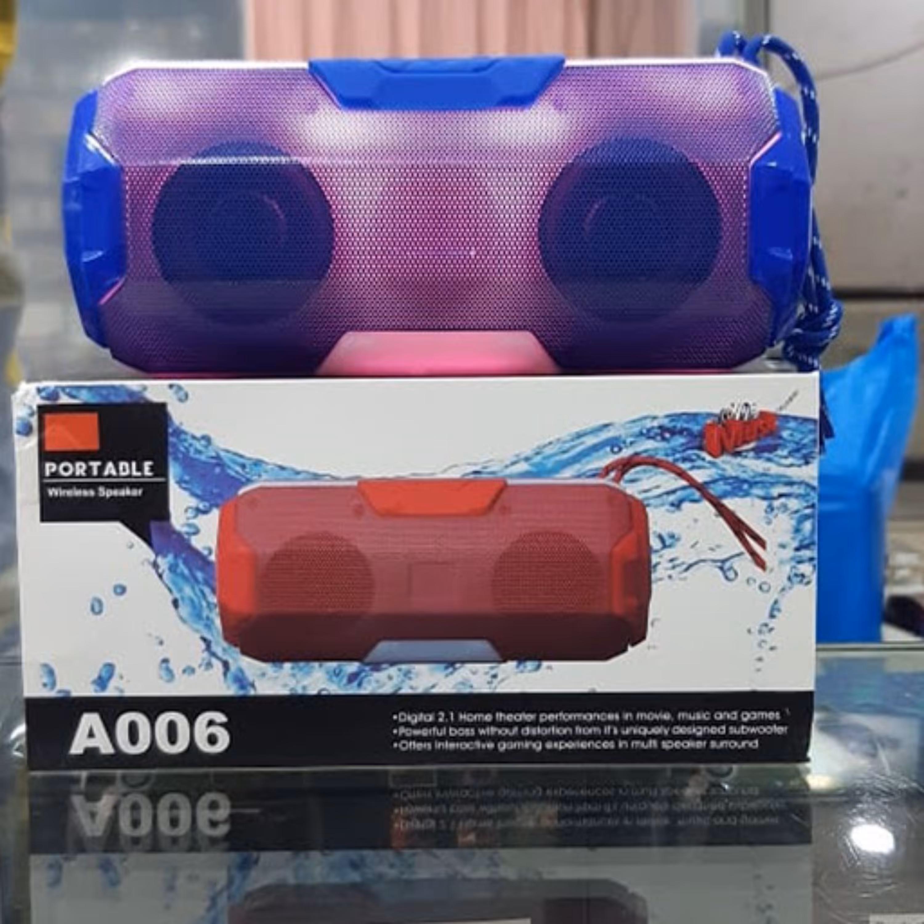 اسپیکر پرتابل قابل حمل A006 بلوتوثی  مدل A006 Portable wireless