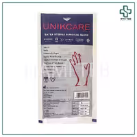 دستکش استریل جراحی کم پودر یونی کر 8
