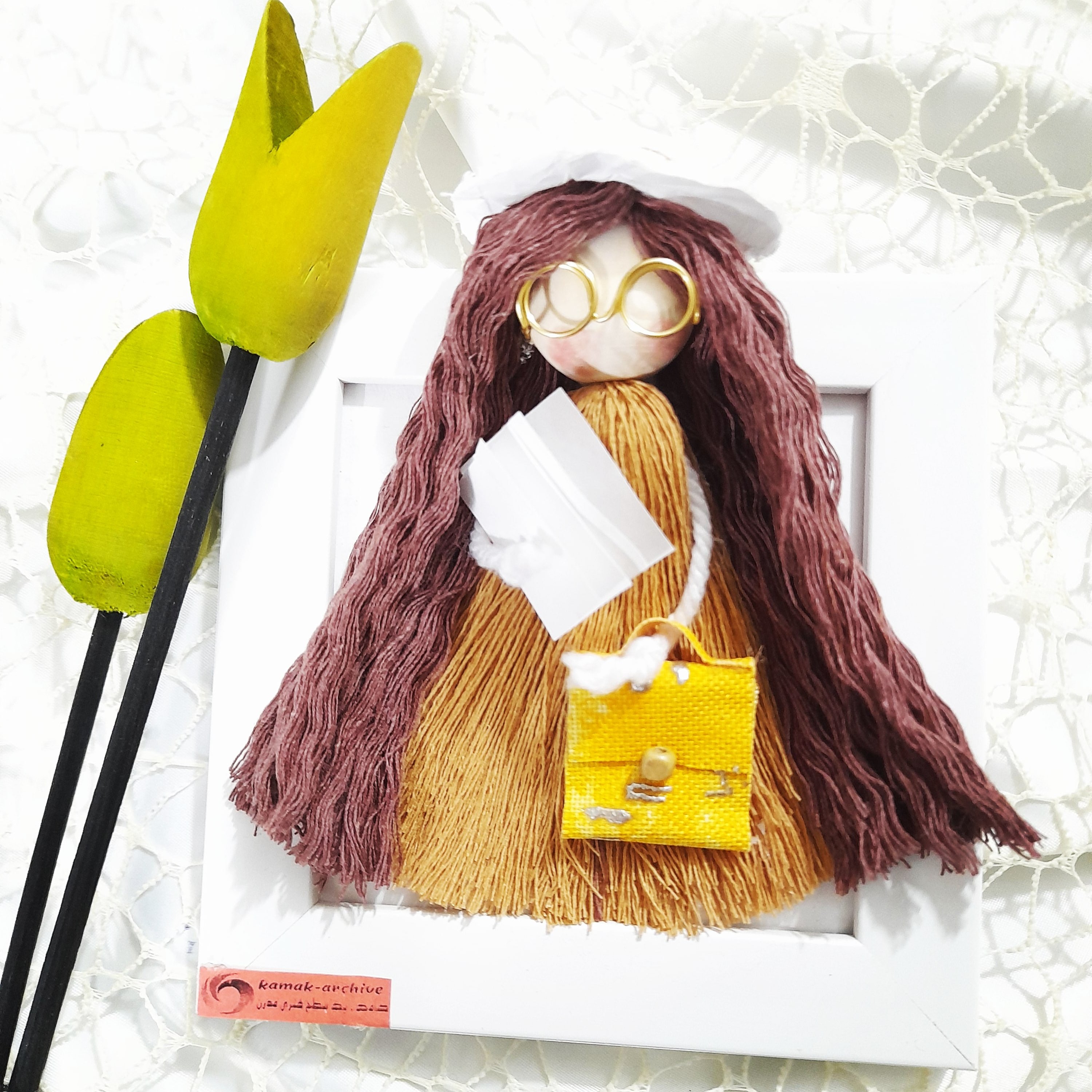 قاب عروسک فرشته نخی مدل وکیل