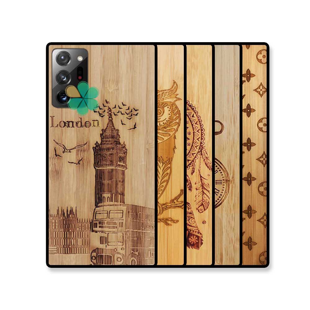 قاب گوشی سامسونگ Samsung Galaxy Note 20 Ultra طرح چوب Bomboo