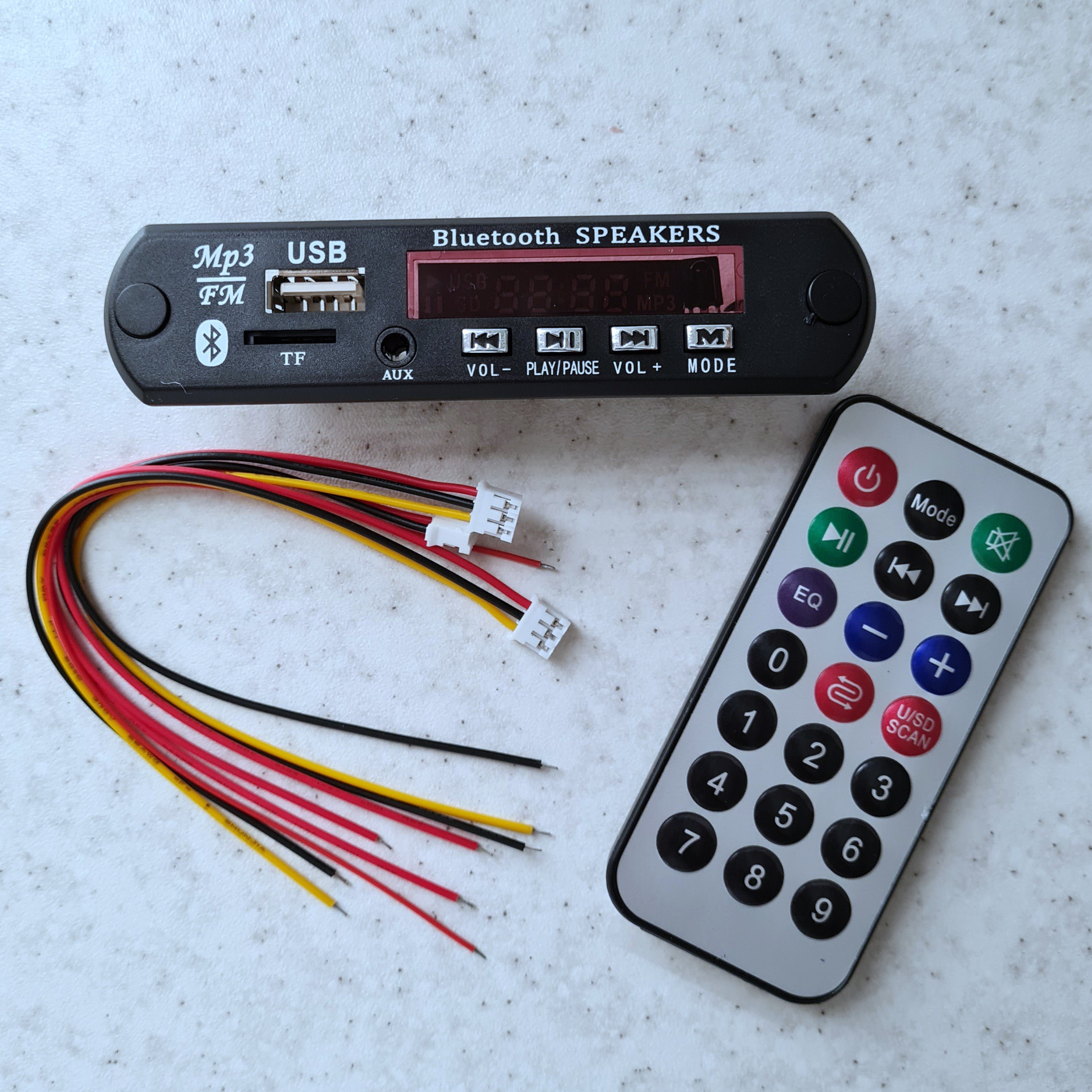 ماژول ام پی تری پلیر  بلوتوثی mp3 player bluetooth 12v 