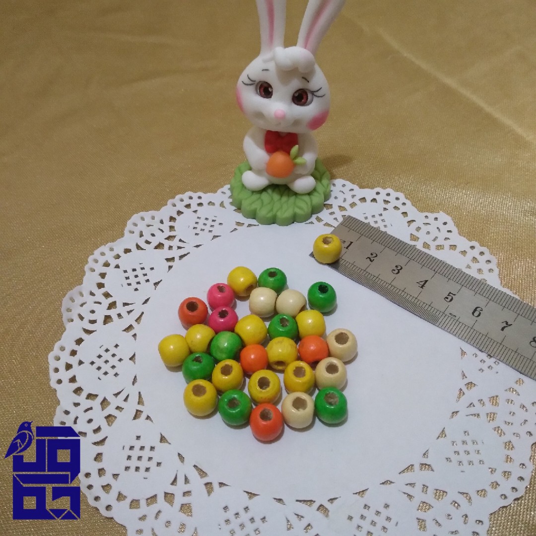 مهره چوبی سایز 10 پک 8 گرمی (حدود 29 عدد)