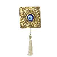 آویز سفالی طرح چشم زخم