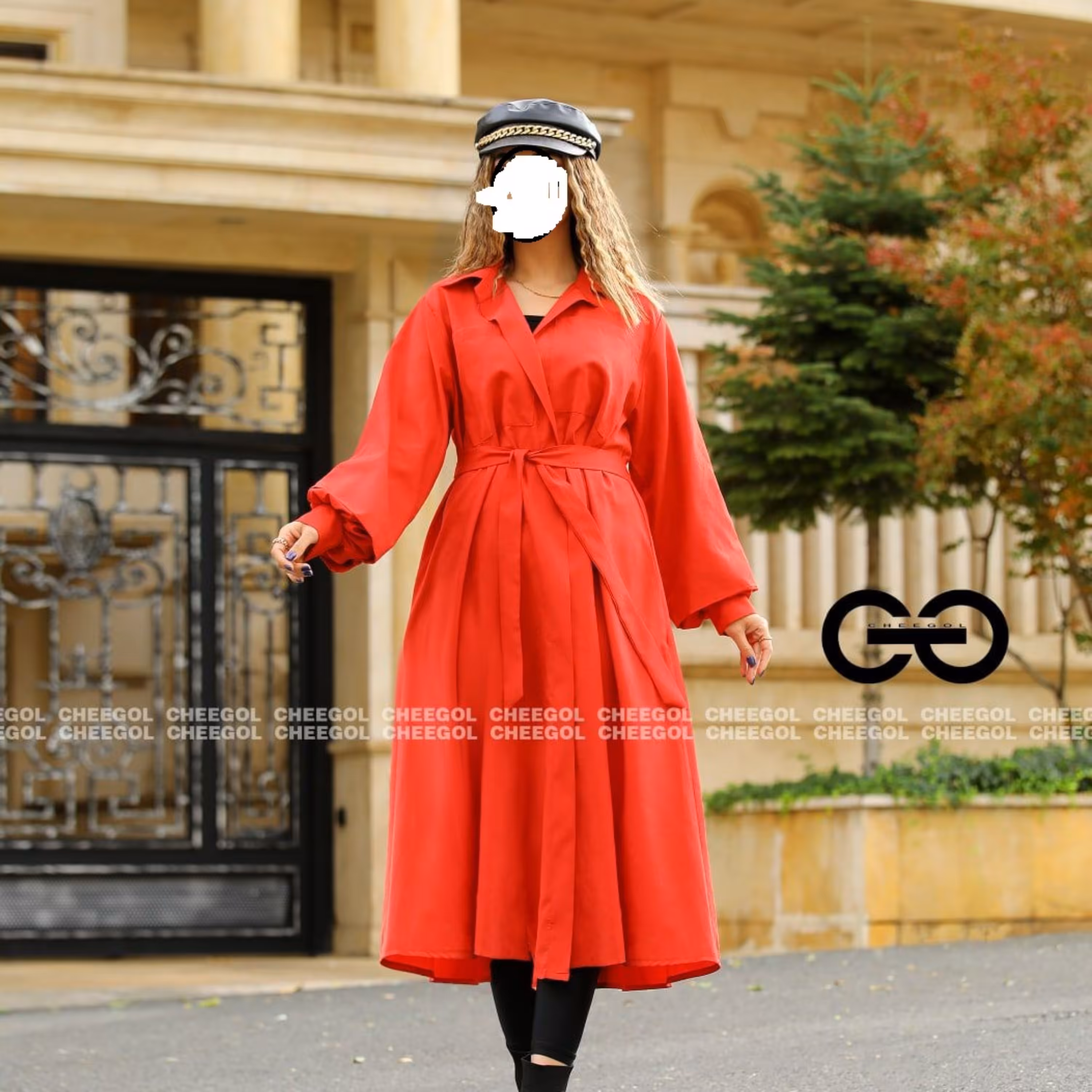 مانتو میکرو طرح بارانی مدل دلسا