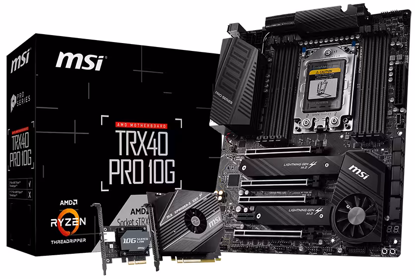 مادربرد ام اس آی مدل TRX40 PRO 10G