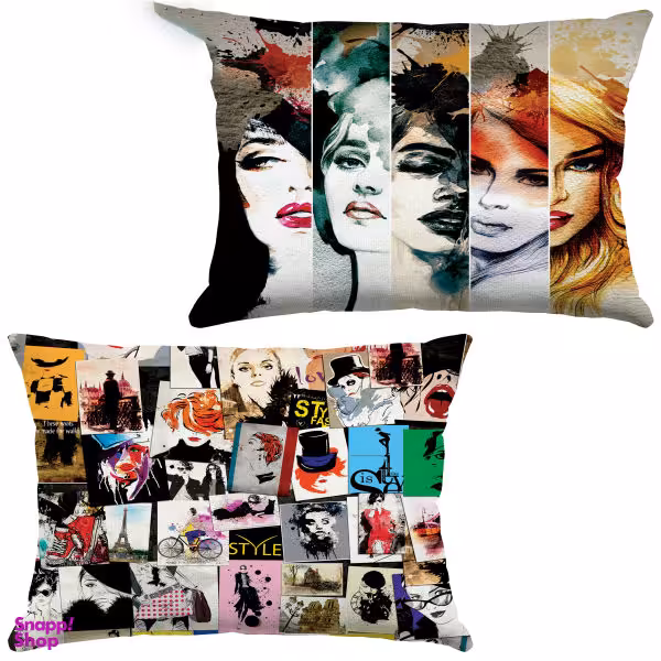 کوسن مدل R21-10028-82 مجموعه 2 عددی چند رنگ