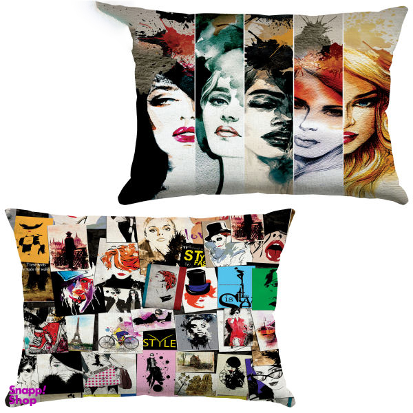 کوسن مدل R21-10028-82 مجموعه 2 عددی چند رنگ