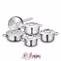 سرویس قابلمه 9 پارچه استیل کرکماز مدل 1660 (اصلی)